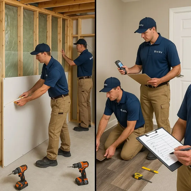 Repairs and Reconstruction process in Churchill, PA